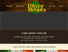 Tablet Screenshot of darcymcgeesonline.com